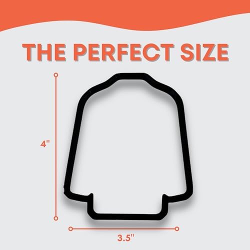 Lab Coat Cookie Cutter Easy Push Design