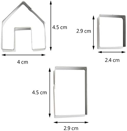La Tartelette Christmas House Cookie Cutter Set