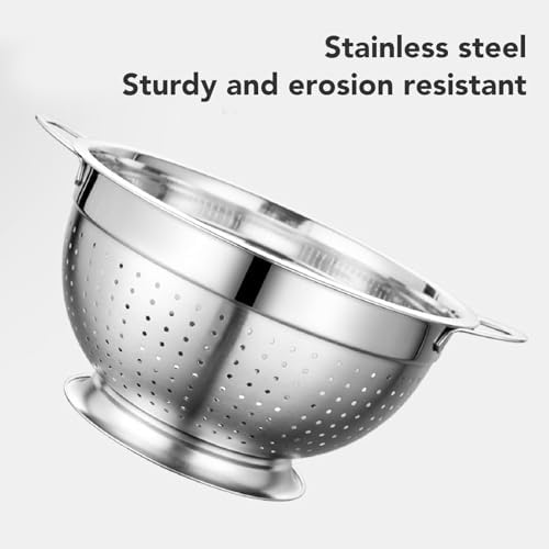 Sturdy Stainless Steel Fruit Vegetable Strain Basket Kitchen Essentials