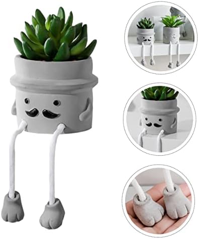 PrettyZoom 1PC Simulated Hanging Leg Green Plant Decor