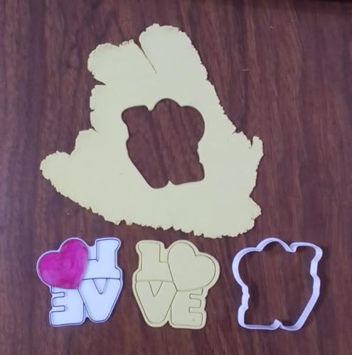 Perfect for Making Delightful Delicious LOVE Shaped Cookies x8cm