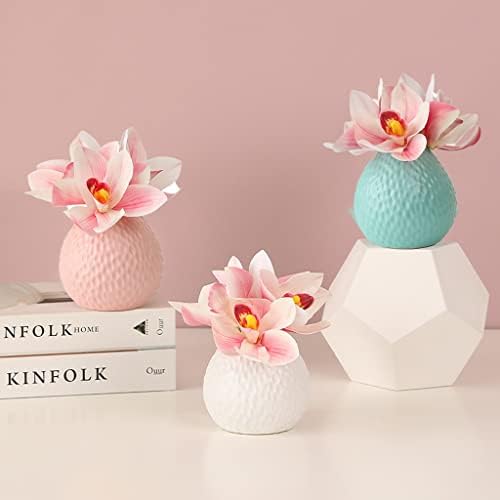 DCYEQRQ Fake Flowers Vase Durable Decor for Home