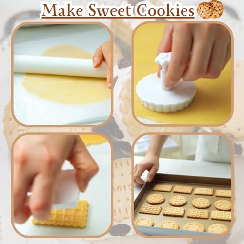 adorable 4-pc cookie cutter set perfect for baking