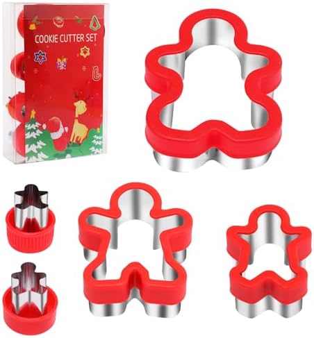 5 Piece Gingerbread Man Cookie Cutters
