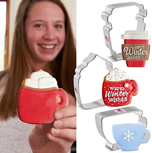 Ann Clark Original Cookie Cutters Perfect for Coffee Tea and Latte Lovers