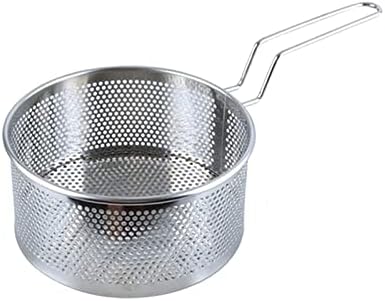 HIHELO Brass Food Strainer Frying Basket