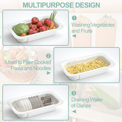 DRLIFE Expandable Colander