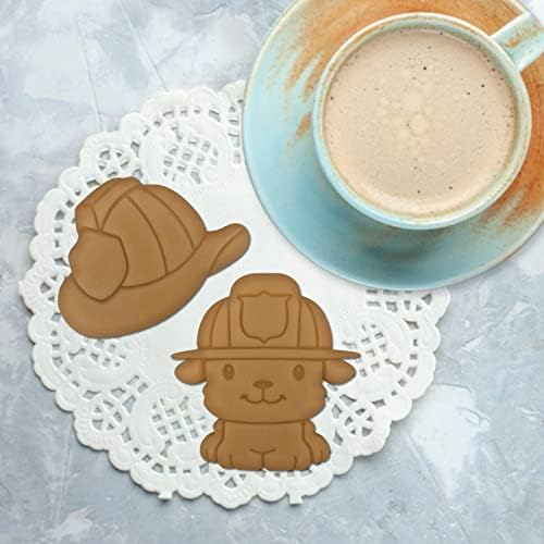Firefighter-Themed Cookie Cutters Set