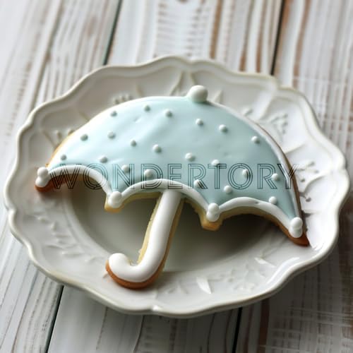 4-Inch Umbrella Cookie Cutter Made in USA Creative Baking Tool