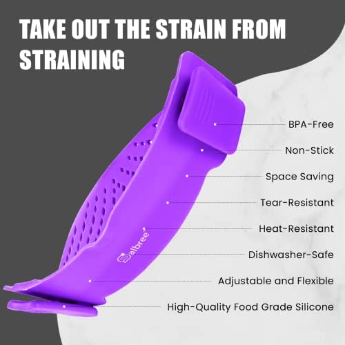 Salbree Clip-On Kitchen Strainer Set 3-Piece
