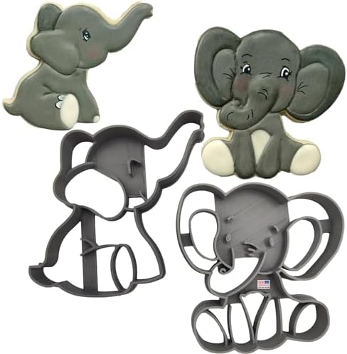 Elephant Cookie Cutters - Fun for Baking and Gifting