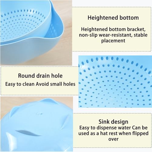 Double Drainer Basket with Multi-Functional Uses
