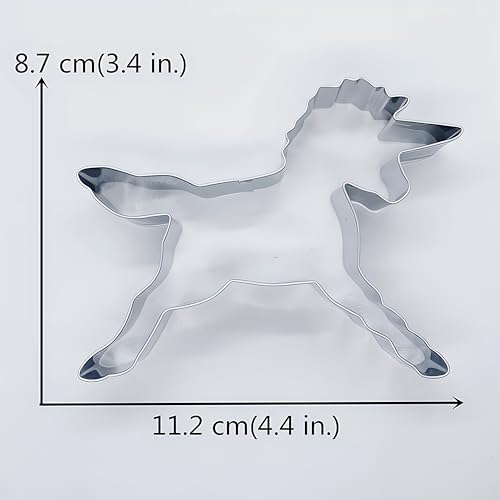 Unicorn Horse Shape Cookie Cutter stainless steel