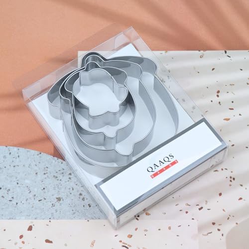 Acorn Cookie Cutter Set - 4 Pieces Stainless Steel