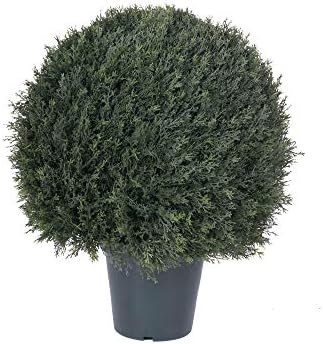 Vickerman 24 Maintenance-Free Two-Tone Green UV Resistant Pond Cypress Ball