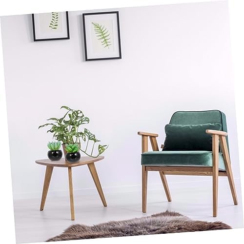 4 Mini Potted Faux Succulents for Home Office Decor