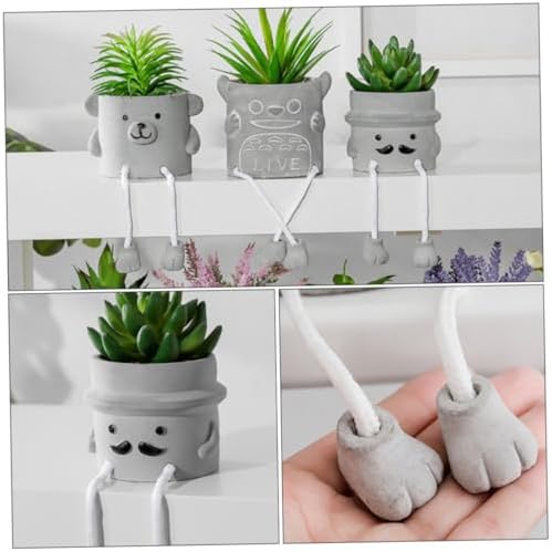 PrettyZoom 1PC Simulated Hanging Leg Green Plant Decor