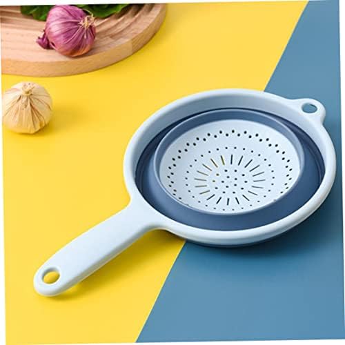 Eioflia Collapsible Kitchen Colander with Handle for Fruits Vegetables