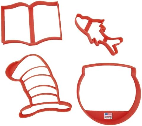 DR SEUSS CAT IN THE HAT COOKIE CUTTERS