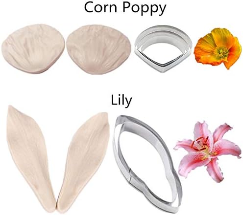 Kulepin 12-Piece Gum Paste Flower Tool Kit