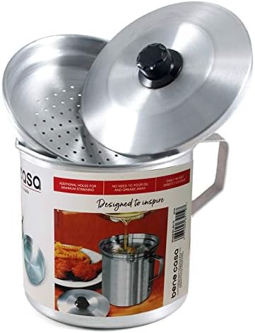 Bene Casa Fine Filter Aluminum Oil Strainer