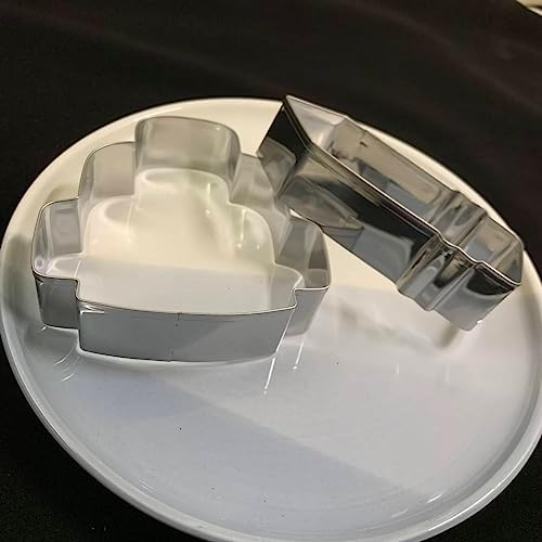 LUBTOSMN Back to School Cookie Cutter Set - 4 Pieces