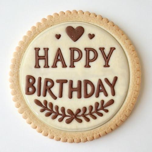 Birthday Cookie Stamp Fun Festive Cookie Stamp Cutter