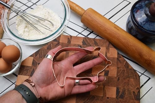 The Fussy Pup - Handcrafted Copper Pig Cookie Cutter