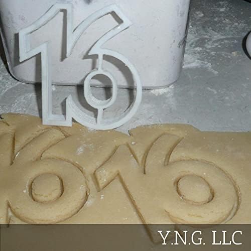 Sweet 16 Birthday Cookie Cutter Made in USA for Quality and Durability