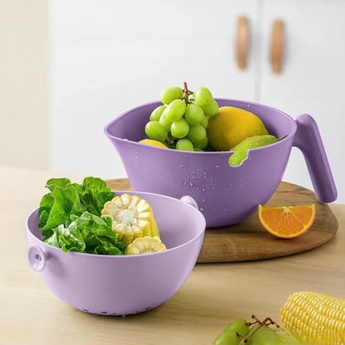 Elite Aiwei 2-in-1 Kitchen Colander with Handle