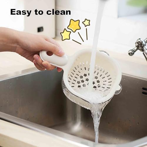 Dual-Layer Draining Basket with Handle by Goffreo