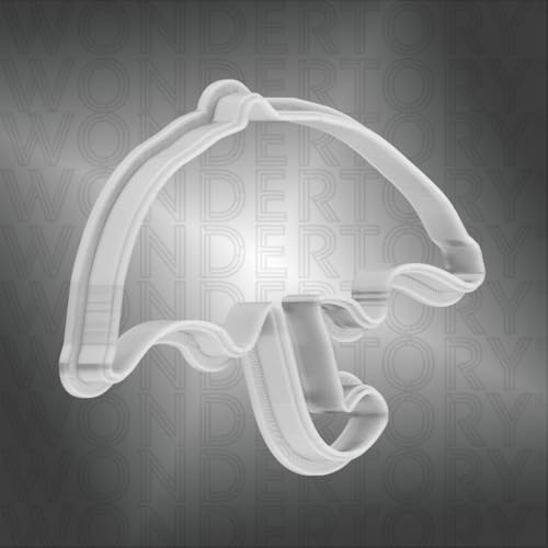 4-Inch Umbrella Cookie Cutter Made in USA Creative Baking Tool