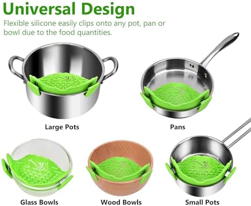 Adjustable Silicone Strainer for Pots Pans Bowls
