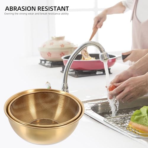 Luxshiny 2-Piece Sink Colander Set