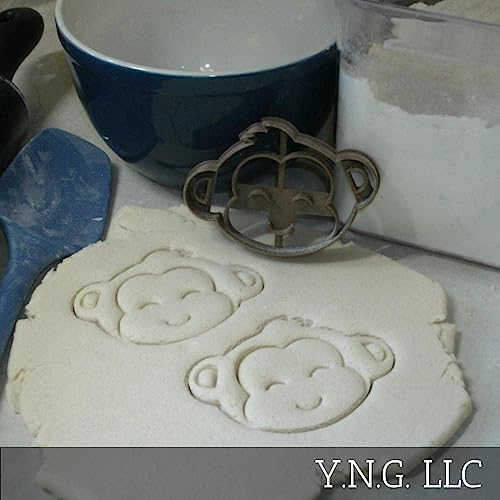 MONKEY DETAILED FACE HEAD ZOO ANIMAL SAFARI COOKIE CUTTER