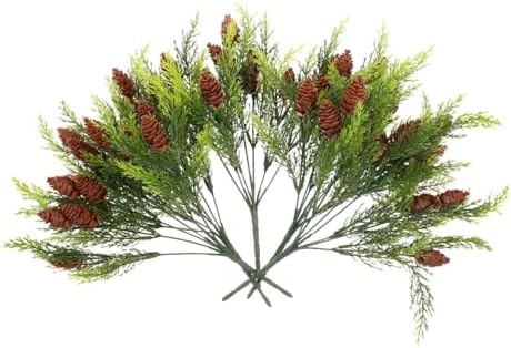 5-Piece imitation plants fake greenery pine branches Christmas tree garland dining room