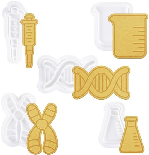 5-Piece Medical-Themed Nursing Cookie Cutters Set