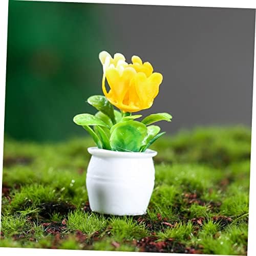 GRCQLWT 10pc Simulated Plant Model for Fariry Garden