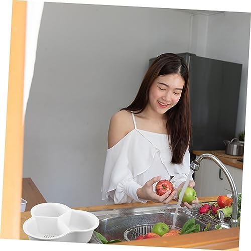 Double-Layer Kitchen Colander with Storage Compartment Gradient