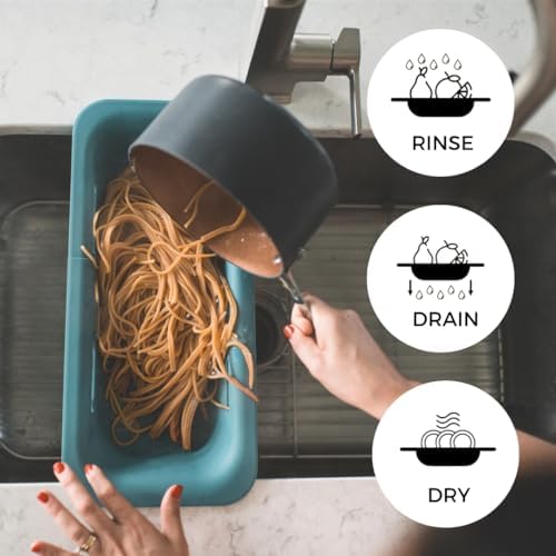 Efficient Collapsible BPA-Free Colander for Kitchen Use