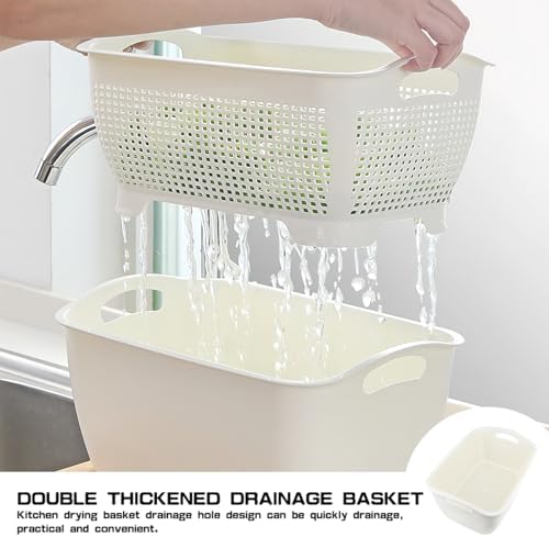 Double-Layer BPA-Free Vegetable and Fruit Basket