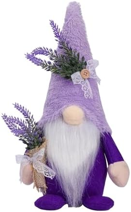 2 Pcs Spring Gnome Decor Purple Kitchen Decor