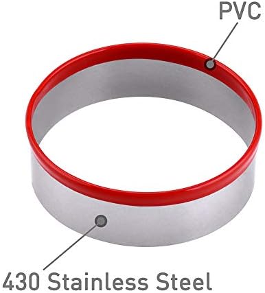 FASAKA 3-Piece Round Cookie Cutters Set 2 25 3 Heavy Duty