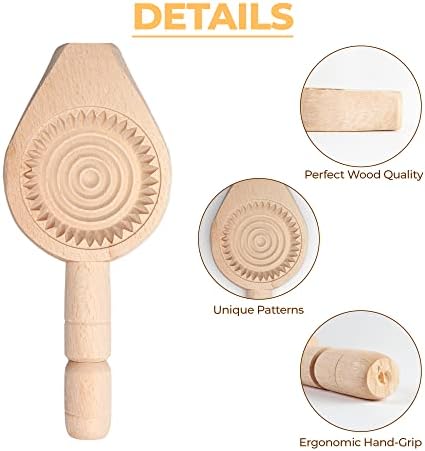 Natural Wood Baking Cookie Cutters