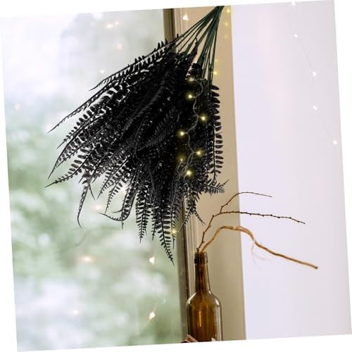 4-Pack Black Fern Artificial Plants