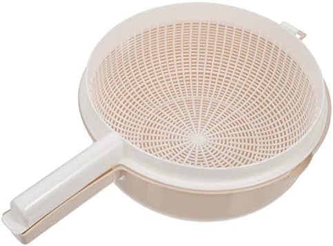 Quick-Strain Kitchen Colander with Drain for Vegetables Fruits