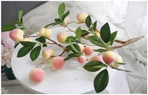 Artificial Peach Tree for Home or Desk Decoration
