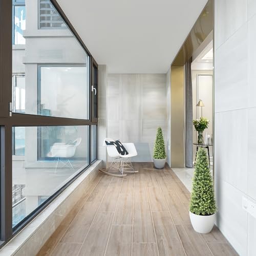 32 Boxwood Topiary Floor Planter artificial Cedar Tree for Indoors
