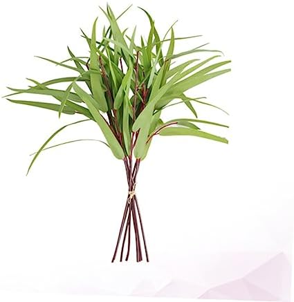 8Pcs Eucalyptus Branch Faux Silk Green Plant Ornament Decor