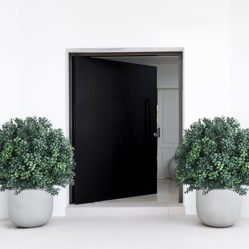 2-Pack Fake Boxwood Ball Trees with Spike